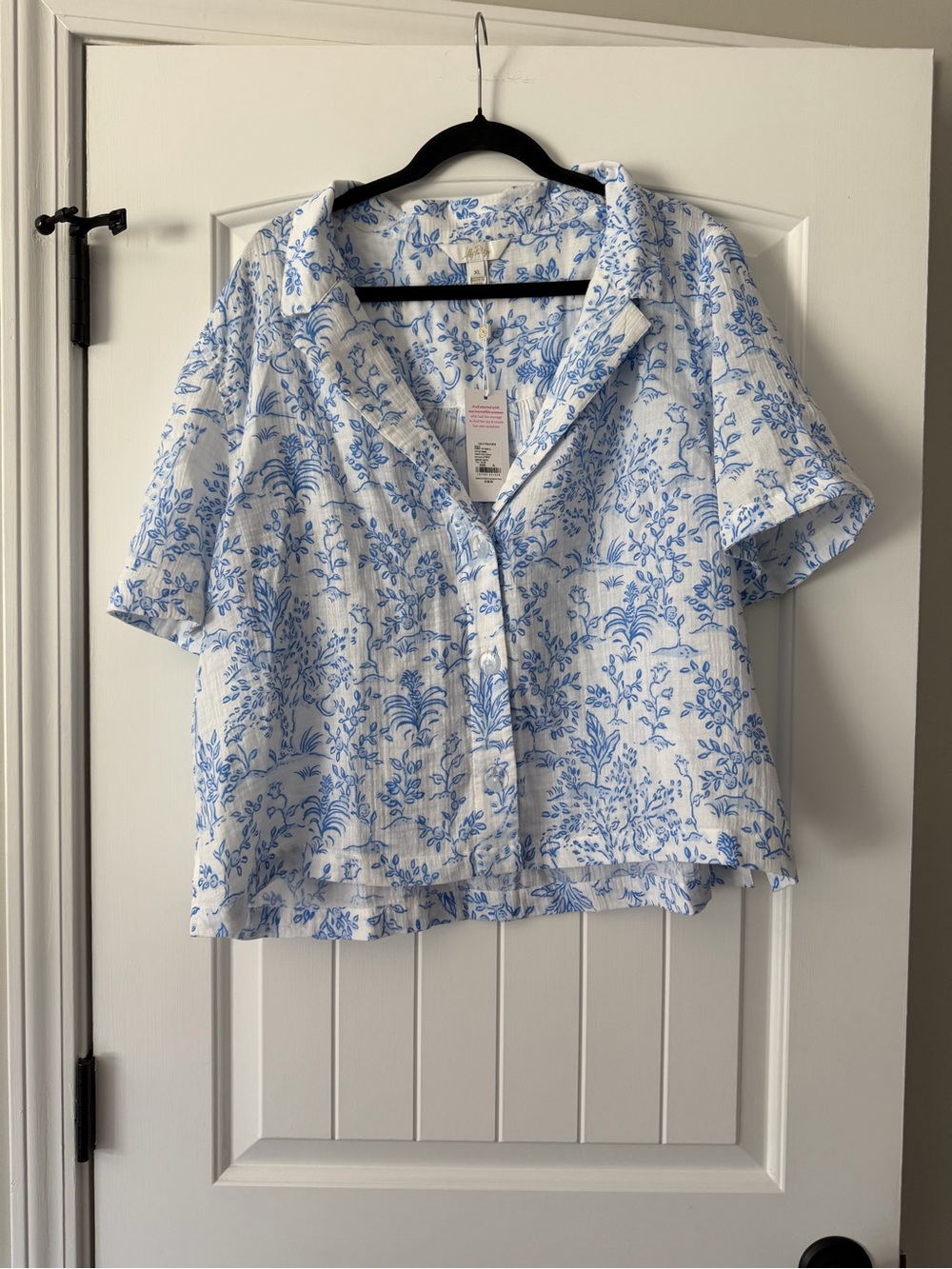 NWT Lilly Pulitzer Montee Shirt Coverup size XL - original retail $108
